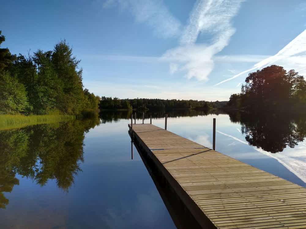 Badesteg am Nässjön