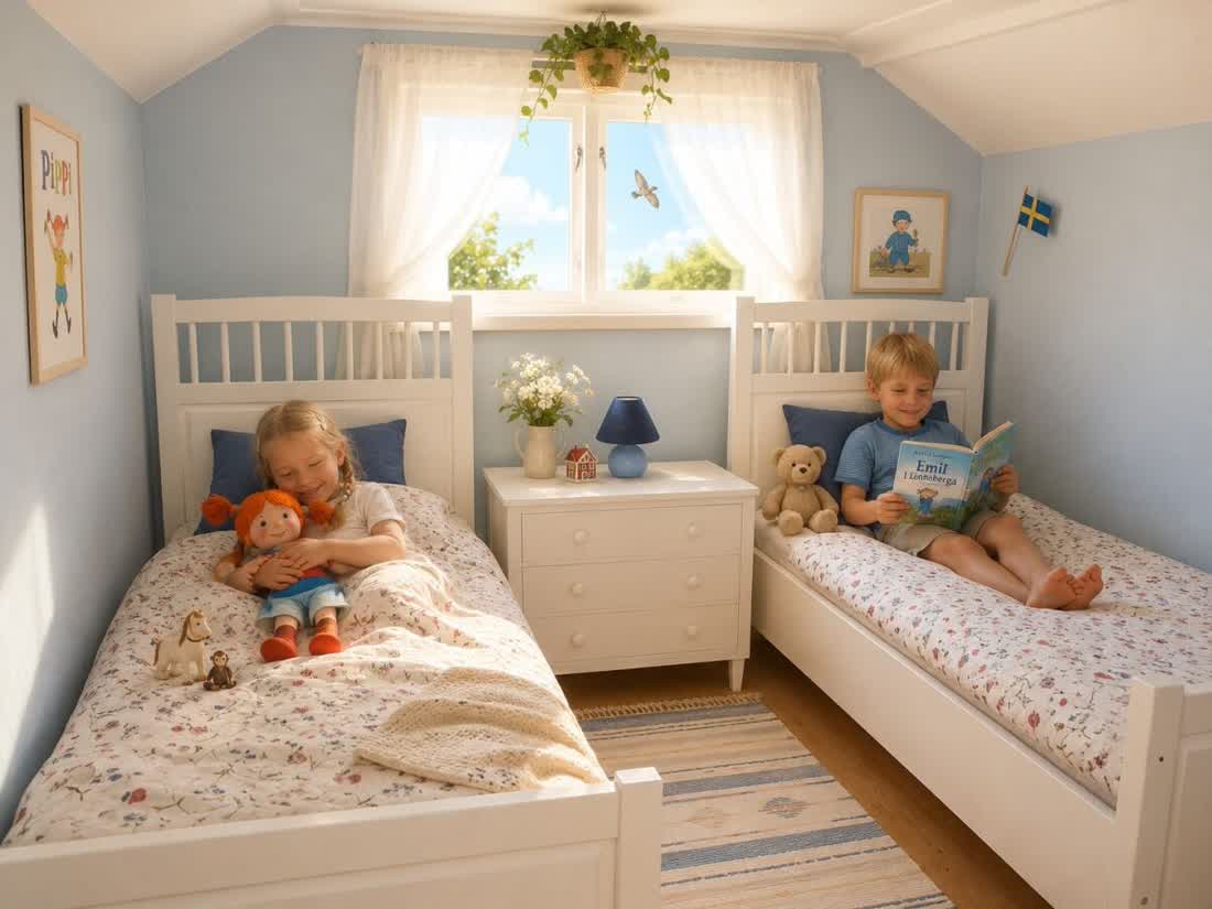 Kinderschlafzimmer in Ullevi