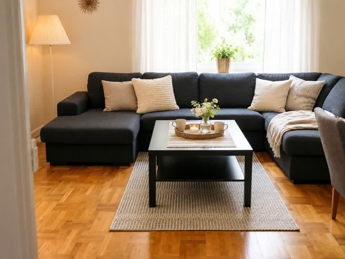 Sitzecke im Wohnzimmer von Ullevi